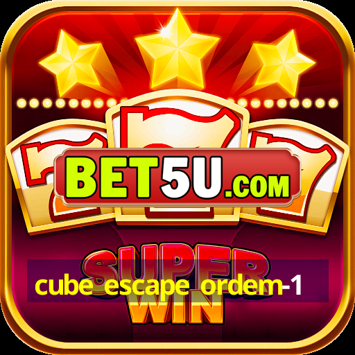 cube escape ordem